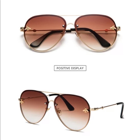 BEE ♡ Aviators Sunglasses - Picture 2 of 6